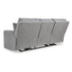 Ashley Cloe Power Reclining Sofa Gray Performance Nuvella 2 Pillows 88 Inch BM332242