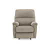 Ashley Ead Manual Rocker Recliner Chair, Plush Cushion Taupe Brown Polyester