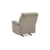 Ashley Ead Manual Rocker Recliner Chair Plush Cushion Taupe Brown Polyester BM332255