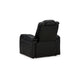 Ashley Aven Power Recliner Chair Premium Features Midnight Blue Faux Leather BM332259
