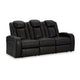 Ashley Aven Power Recliner Sofa LED Midnight Blue Faux Leather 86 Inch BM332260