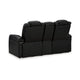 Ashley Aven Power Recliner Loveseat LED Midnight Blue Faux Leather 75 Inch BM332261