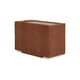 Ashley Meso Modular Console Side Table Audio System Spice Orange 37 Inch BM332263