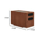 Ashley Meso Modular Console Side Table Audio System Spice Orange 37 Inch BM332263