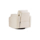 Ashley Meso Swivel Manual Glider Recliner Chair Ivory Nuvella Polyester