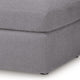Ashley Meso Oversized Square Ottoman Granite Gray Nuvella Polyester 32 Inch BM332270