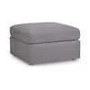 Ashley Meso Oversized Square Ottoman, Granite Gray Nuvella Polyester, 32 Inch