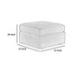 Ashley Meso Oversized Square Ottoman Ink Blue Nuvella Polyester 32 Inch BM332271