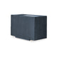 Ashley Meso Modular Console Side Table Audio System Ink Blue Nuvella 37 Inch BM332272