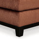 Ashley Brook Oversized Square Ottoman Spice Orange Polyester 36 Inch Square BM332275