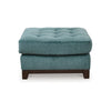 Ashley Brook Oversized Accent Ottoman Teal Blue Polyester 36 Inch Square BM332277