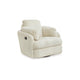 Ashley Rikki Swivel Glider Manual Recliner Chair Ivory Corduroy 2 Pillows BM332290