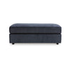 Ashley Alfie Oversized Ottoman Bench Blue Polyester 43 Inch Rectangular BM332292