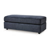 Ashley Alfie Oversized Ottoman Bench Blue Polyester 43 Inch Rectangular BM332292