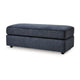 Ashley Alfie Oversized Ottoman Bench Blue Polyester 43 Inch Rectangular BM332292