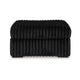 Ashley Addy Oversized Square Ottoman Black Jumbo Corduroy Polyester 39 Inch BM332293
