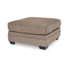 Ashley Sylvie Oversized Square Ottoman Foam Nutmeg Brown Polyester 37 Inch BM332295