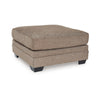 Ashley Sylvie Oversized Square Ottoman, Foam Nutmeg Brown Polyester, 37 Inch