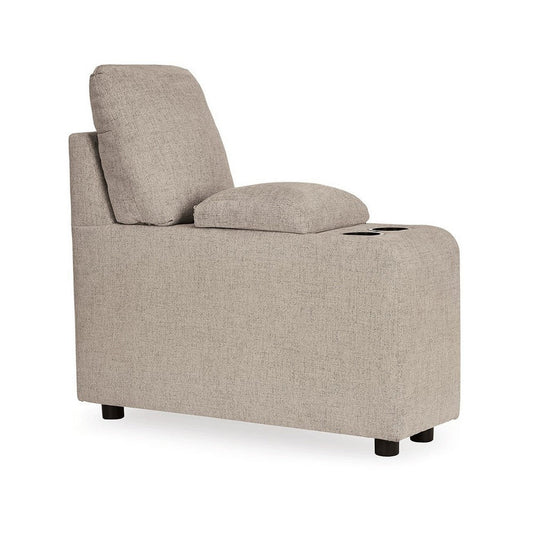 Ashley Elwie Modular Console Side Table, Storage, Brown Polyester 39 Inch