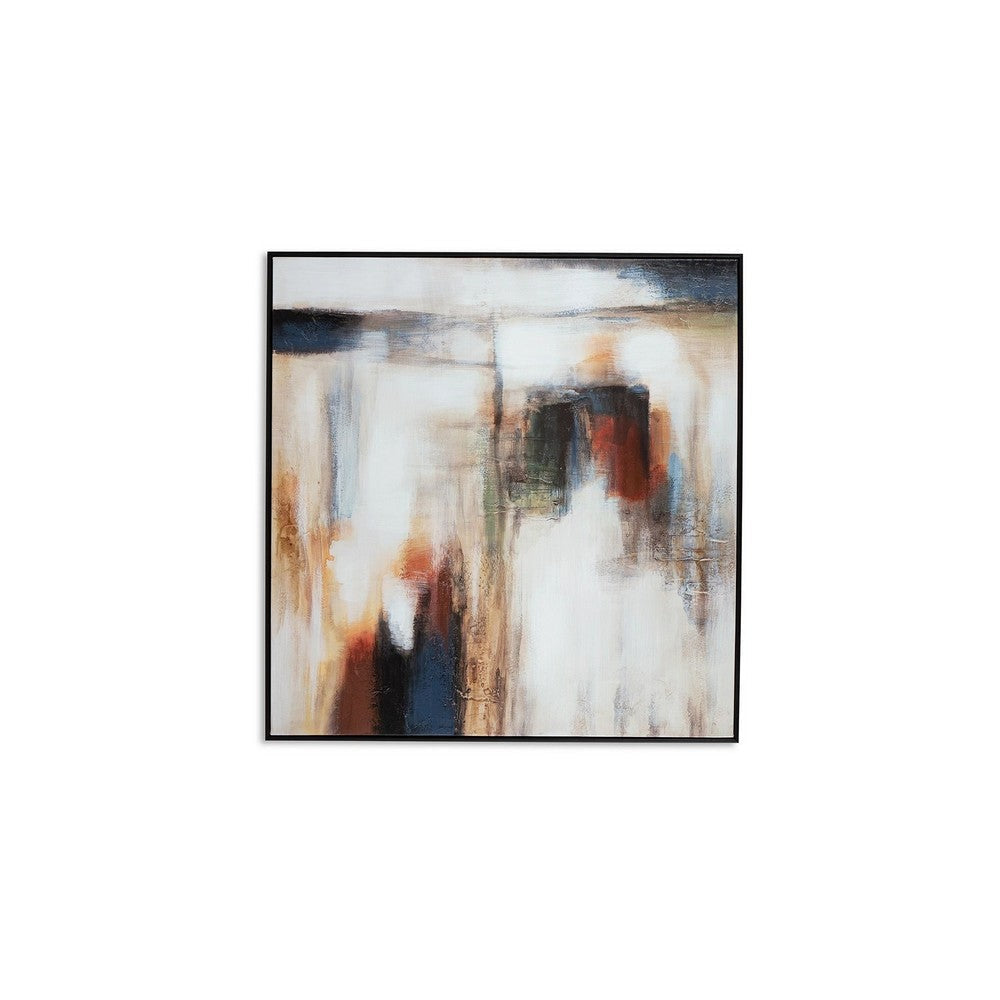 Ashley Geonie Wall Art Decor Framed Abstract Gallery Wrap Canvas 39x39 BM332303