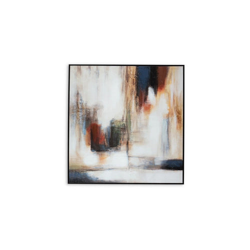 Ashley Geonie Wall Art Decor, Framed Abstract Gallery Wrap Canvas, 39x39