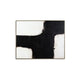 Ashley Leila Wall Art Decor, Black and White Minimalist Framed Canvas, 39x50