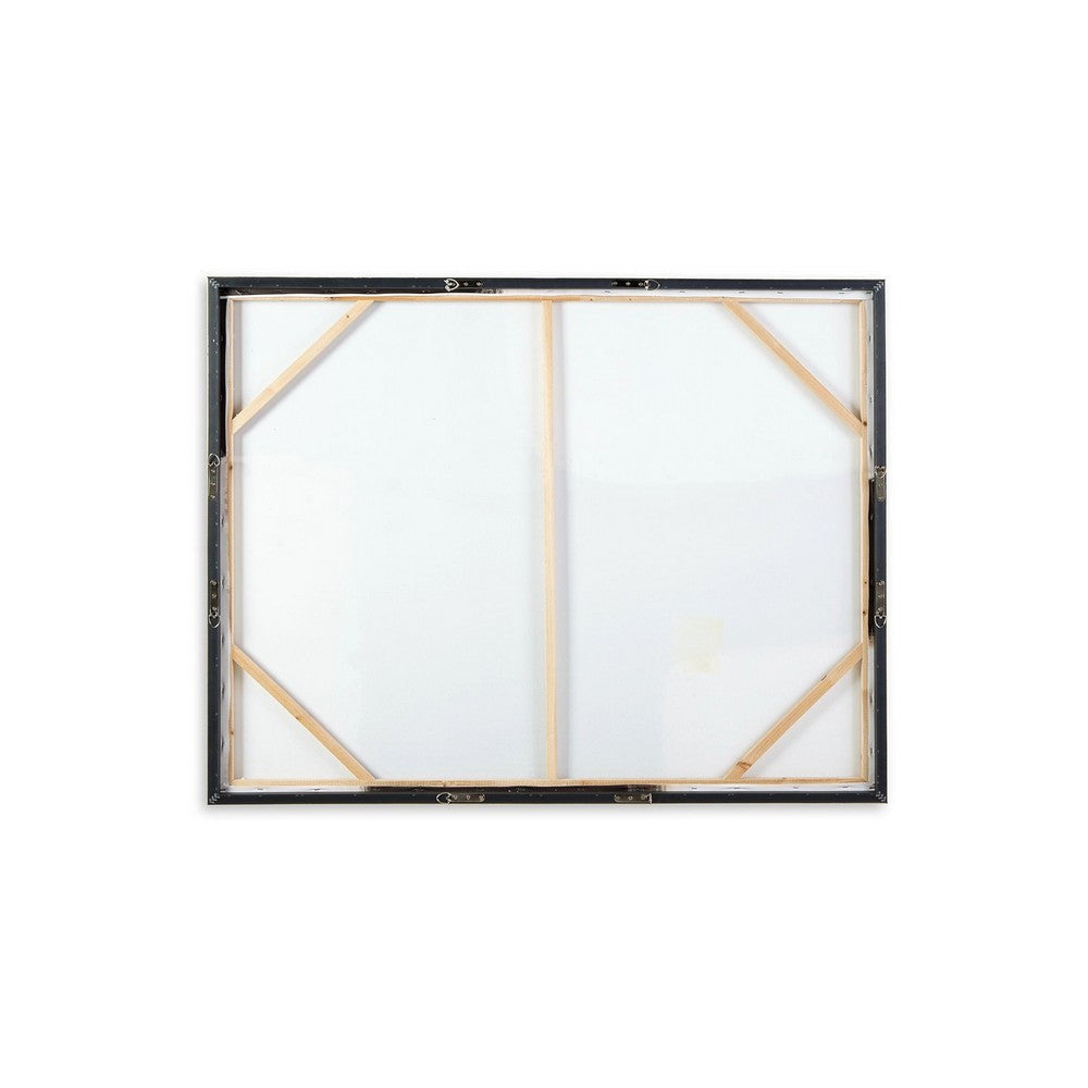 Ashley Leila Wall Art Decor Black and White Minimalist Framed Canvas 39x50 BM332307