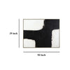 Ashley Leila Wall Art Decor Black and White Minimalist Framed Canvas 39x50 BM332307