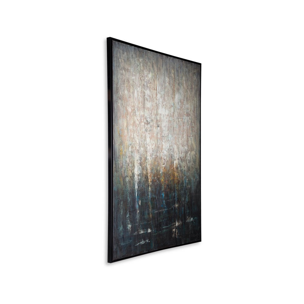 Ashley Naina Wall Art Multicolor Abstract Forest Framed Gallery Canvas 48x72 BM332308