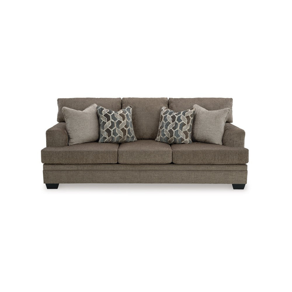 Ashley Ead Sofa 4 Accent Throw Pillows Foam Nutmeg Brown Polyester 92 Inch BM332316