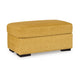 Ashley Viena Rectangular Accent Ottoman, Soft Yellow Faux Velvet 24x39 Inch