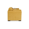 Ashley Viena Sofa 2 Accent Throw Pillows Soft Yellow Faux Velvet 92 Inch BM332338