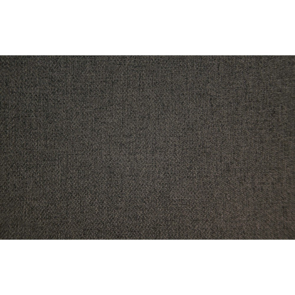 Ena 2pc Sectional Sofa Set with Chaise 2 Pillows Dark Brown Linen BM332373