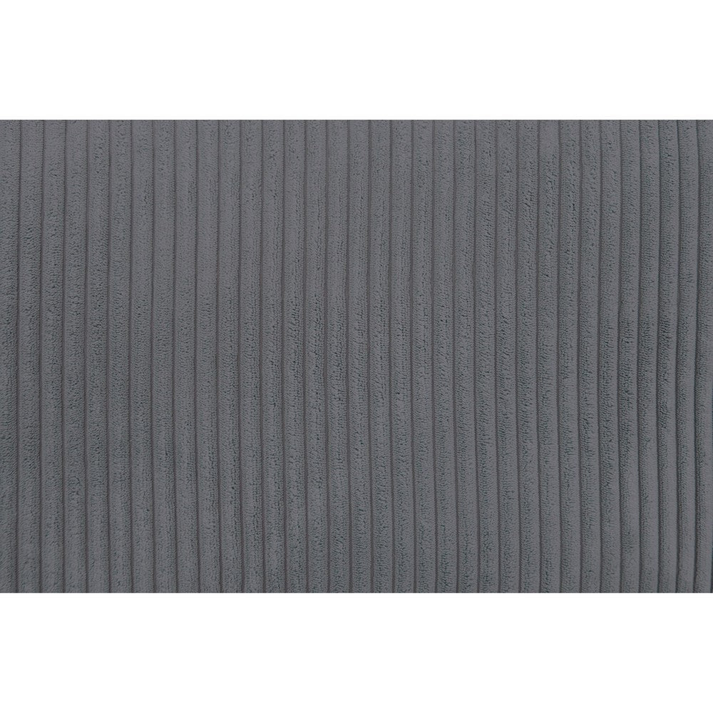 Iny U Sectional Sofa Chaise Armless Chair Set 2 Pillows Fog Gray BM332386