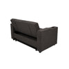 Soen Convertible Sofa w Pull Out Sleeper Bed 2 Pillows Charcoal Gray BM332401