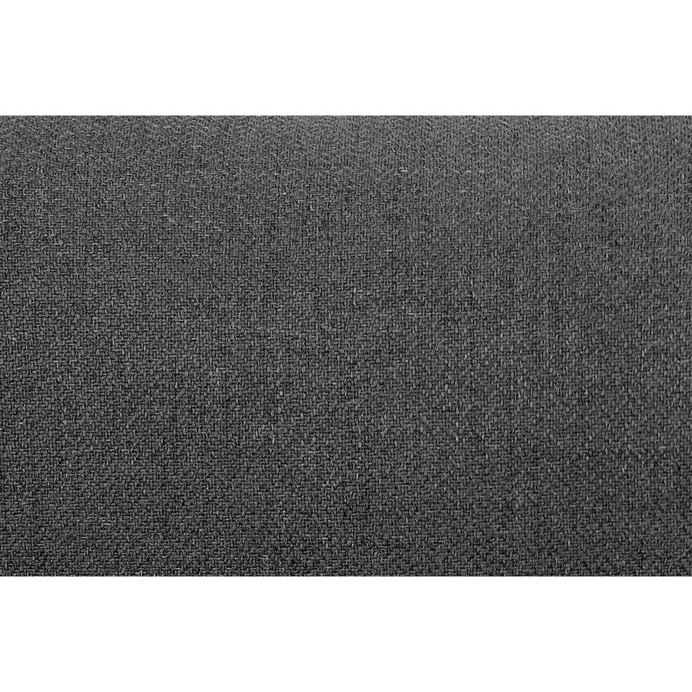 Rexy L Shape Sofa 3pc Manual Reclining Sectional Dark Gray Burlap