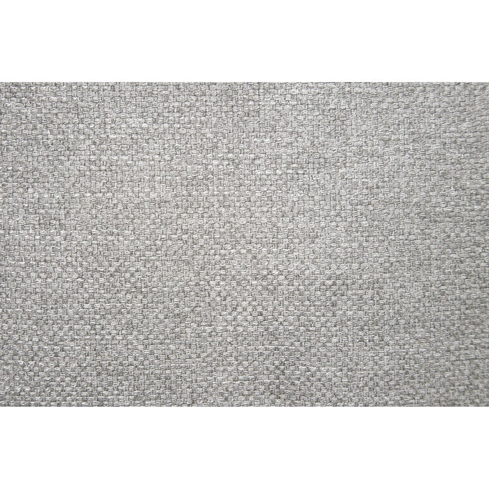 Rena 2pc Sofa and Loveseat Set 2 Pillows Light Gray Burlap Fabric BM332424