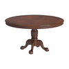 Mina 5pc Dining Table n Chair Set 48 Inch Round Cherry Brown Wood Top BM332478