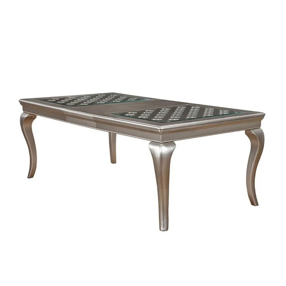 Nery 9pc Dining Table and Chair Set 66-84 Inch Extendable Top Gray BM332485