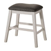 Begr 4pc Counter Height Kitchen Island Table Bench Stool Set White BM332527