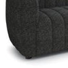 Hery Loveseat 65 Inch Black Boucle Vertical Channel Tufted Details BM332537