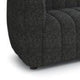 Hery Loveseat 65 Inch Black Boucle Vertical Channel Tufted Details BM332537