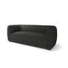 Hery Sofa, 83 Inch, Black Boucle, Vertical Channel Tufted Details