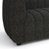 Hery Sofa 83 Inch Black Boucle Vertical Channel Tufted Details BM332538