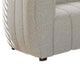 Hery Loveseat 65 Inch White Boucle Vertical Channel Tufted Details BM332544