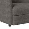 Srey Accent Chair 37 Inch Plush Gray Boucle Curved Kidney Shape BM332551