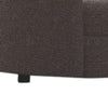 Srey Loveseat 64 Inch Charcoal Gray Boucle Curved Kidney Shape BM332552