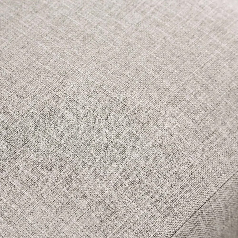 Kevin Sectional Sofa Left Chaise Gray Chenille 98 Inch Metal Legs BM332557