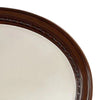 Lego Wall Mounting Mirror 49 Inch Cherry Brown Solid Wood Oval Frame BM332562