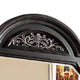Recus Dresser Mirror 49 Inch Carved Floral Walnut Brown Solid Wood